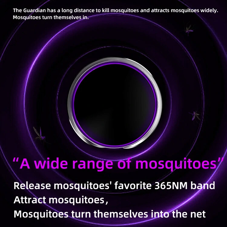 USB Plug-in Household Mosquito Killer Lamp PhySICS Quiet Safety Bug Zappers Guardian MosquitoTrap — view 6