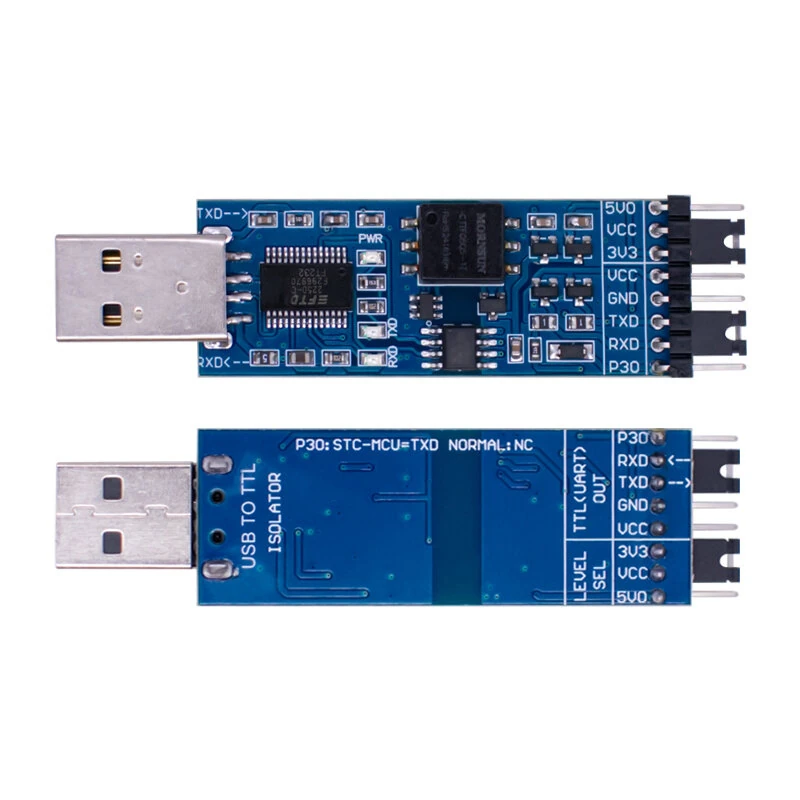 USB To TTL Module FT232/CP2102/CH340 USB To UART Serial Port Module with Signal Isolation — view 5