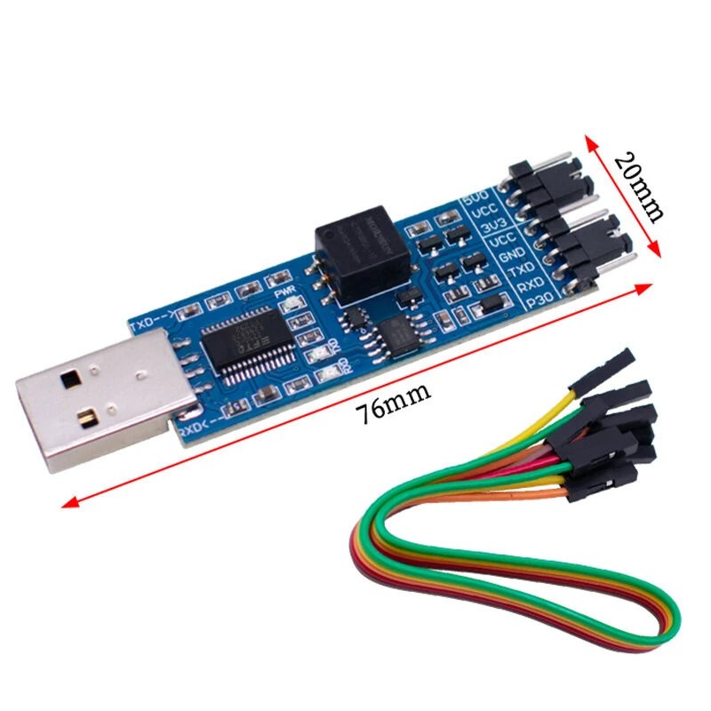 USB To TTL Module FT232/CP2102/CH340 USB To UART Serial Port Module with Signal Isolation — view 7
