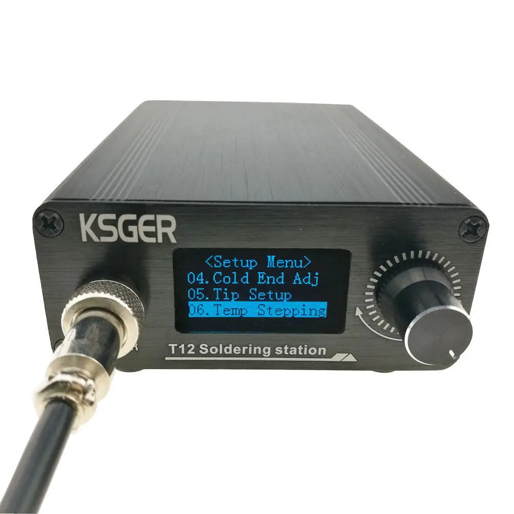 V2.1S T12 Digital Temperature Controller Soldering Station Electric Soldering Iron Tips T12-K + 907 Handle — view 5
