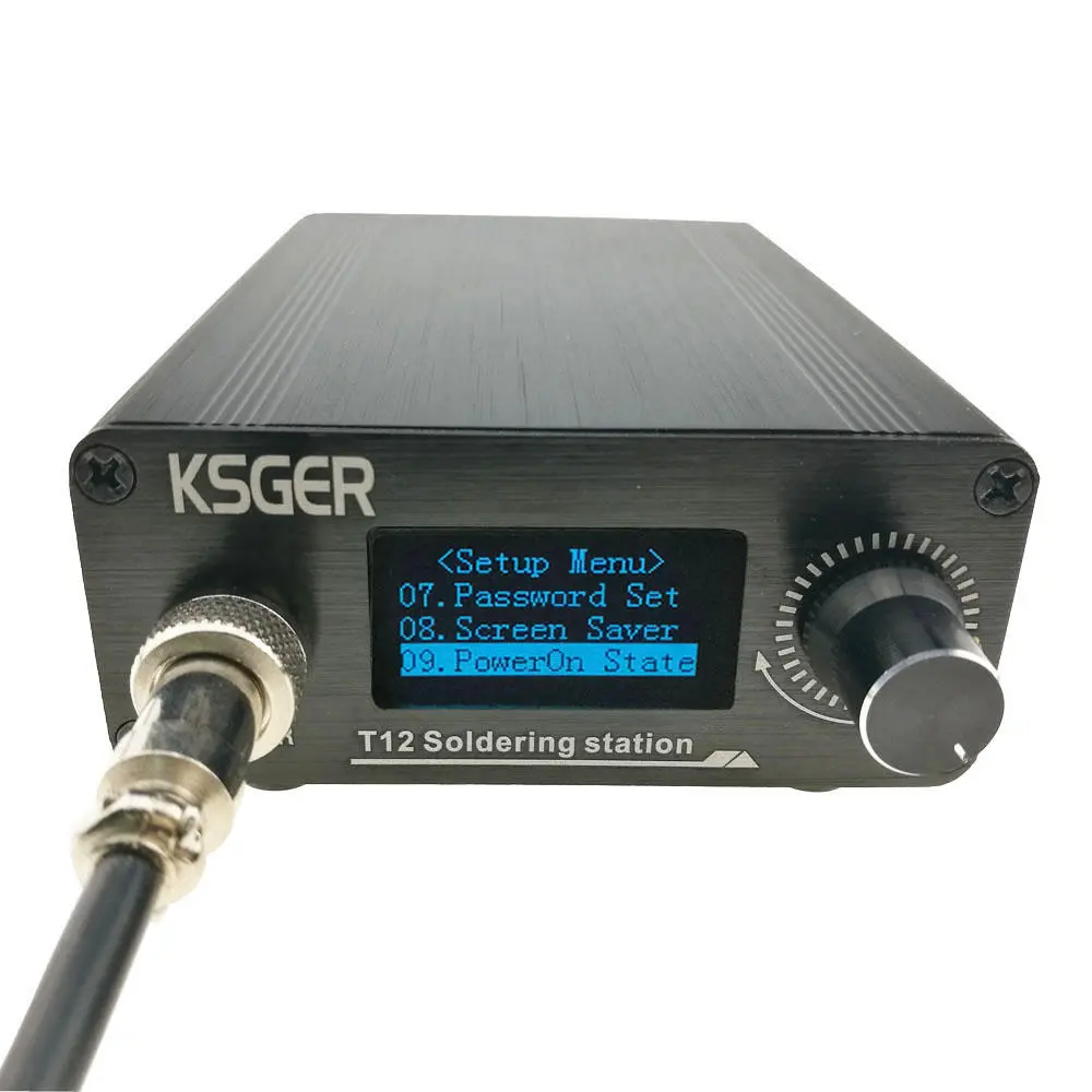 V2.1S T12 Digital Temperature Controller Soldering Station Electric Soldering Iron Tips T12-K + 907 Handle — view 6