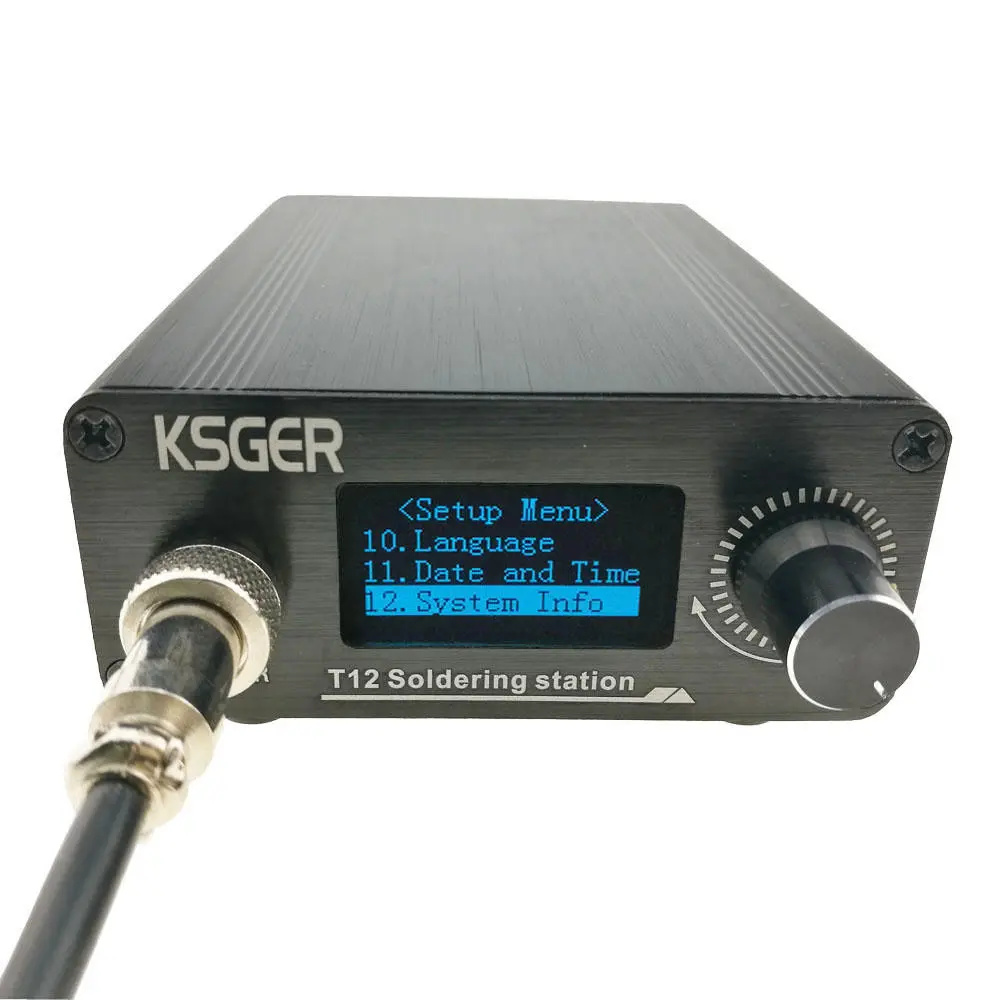 V2.1S T12 Digital Temperature Controller Soldering Station Electric Soldering Iron Tips T12-K + 907 Handle — view 7