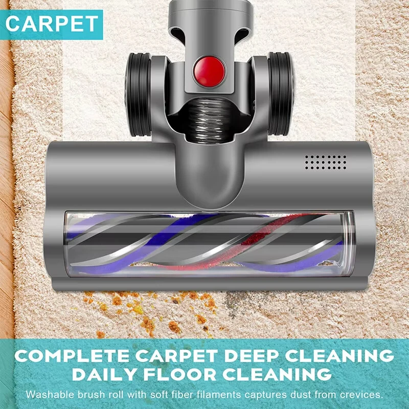 Vacuum Cleaner Brush, Floor Cleaning Tool, Electric Turbine, Replacement Parts for Dyson V7, V8, V10, V11 — view 9