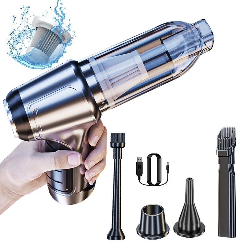 Vacuum Cleaner Car Handheld Dual-use High Power Portable Dust Blower Suction and Blowing Integrated Function — view 2
