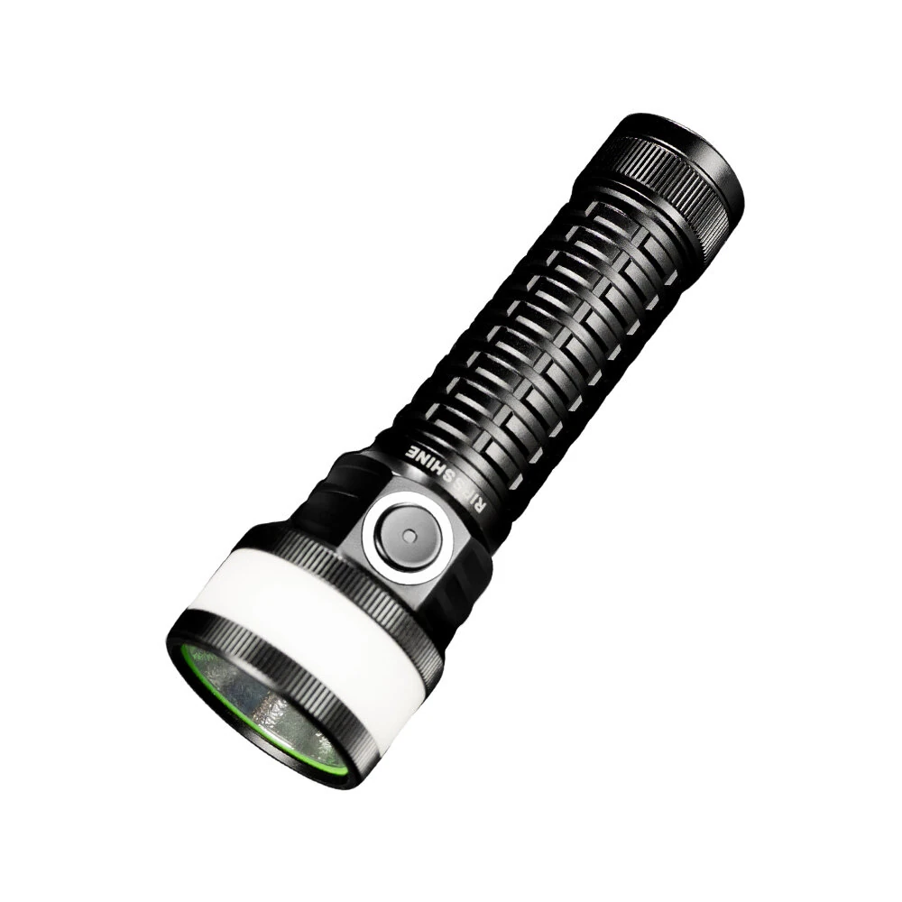 Vastlite OF2 Dual Mode Flashlight 2500LM 300M Beam IP68 Waterproof 21700 Battery USB C Rechargeable Camping Lantern COB Work Light