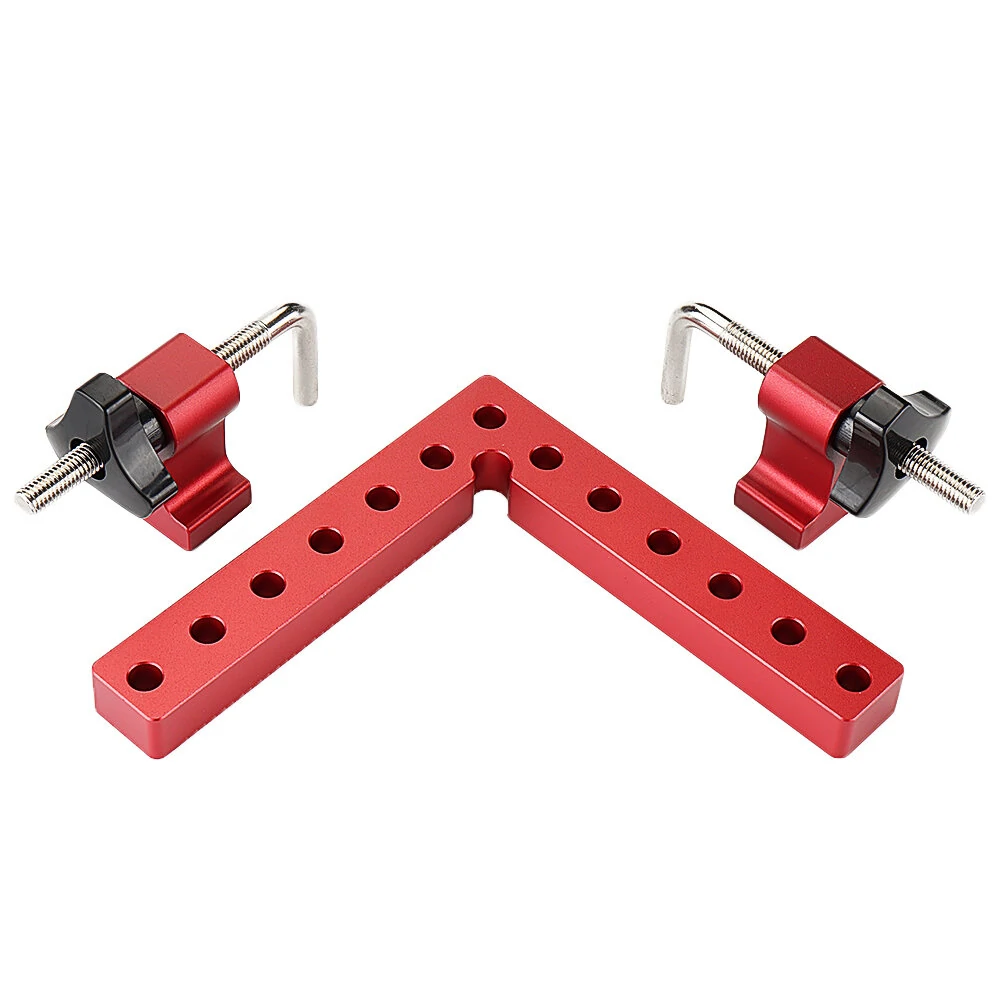 Veiko 2 Set Woodworking Precision Clamping Square L-Shaped Auxiliary Fixture Splicing Board Carpenter Square Ruler Woodworking Tool — view 3