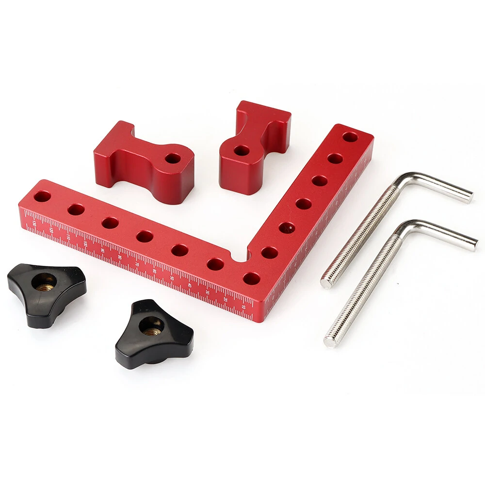 Veiko 2 Set Woodworking Precision Clamping Square L-Shaped Auxiliary Fixture Splicing Board Carpenter Square Ruler Woodworking Tool — view 6