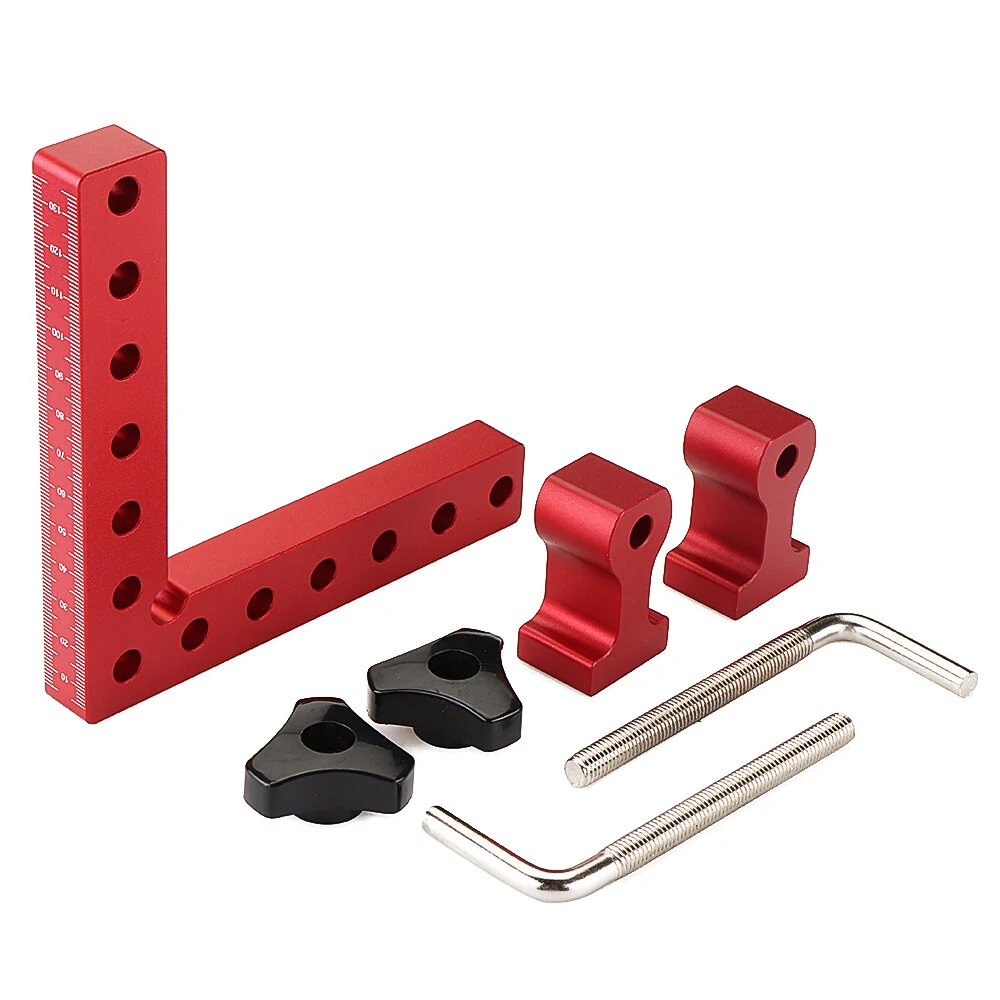 Veiko 2 Set Woodworking Precision Clamping Square L-Shaped Auxiliary Fixture Splicing Board Carpenter Square Ruler Woodworking Tool — view 7