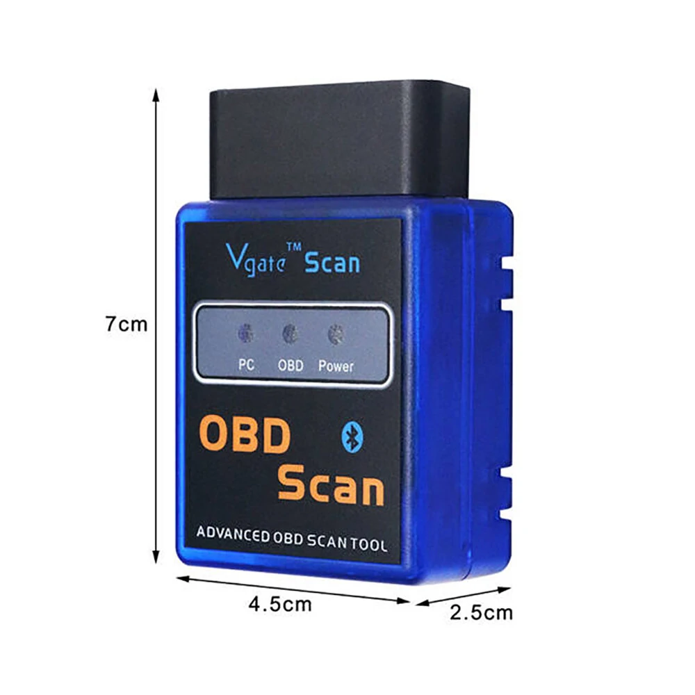 Vgate Mini ELM327 bluetooth OBD2 V2.1 ELM 327 OBD 2 Car Diagnostic Tool Code Reader Diagnostic Tool OBD II Scanner — view 5