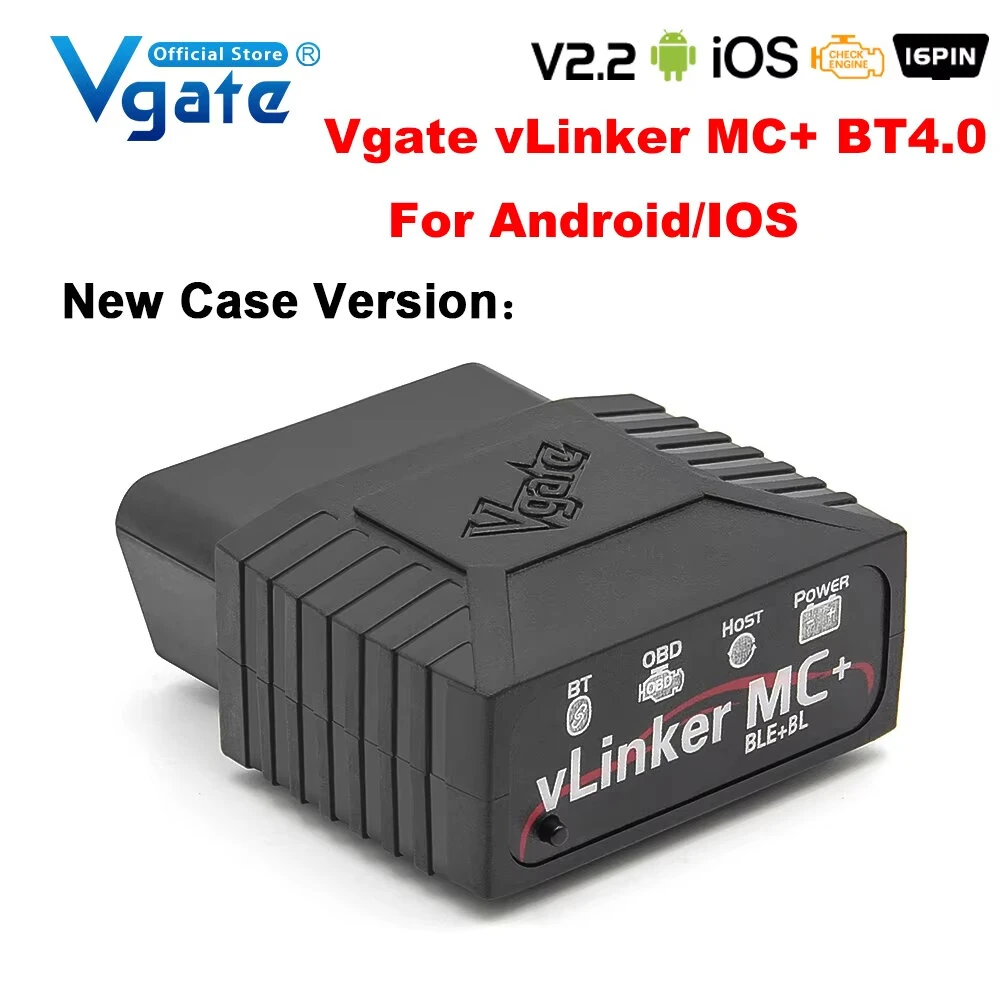 Vgate vLinker MC / MC+ Bluetooth BT3.0 / BT4.0 OBD2 Diagnostic Scanner Support Single Wire CAN(GMLAN) & Medium Speed CAN(MS-CAN) — view 7