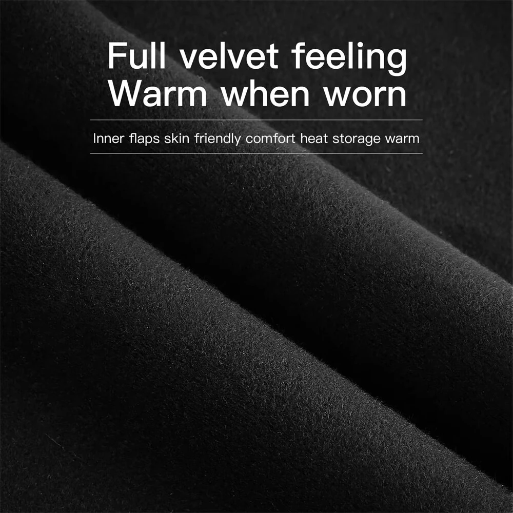 VILICO 1 Pair of Warm Winter Gloves Men Women Outdoor Sports Touchscreen Non-Slip Cycling Gloves Thin Edition with Velvet — view 8