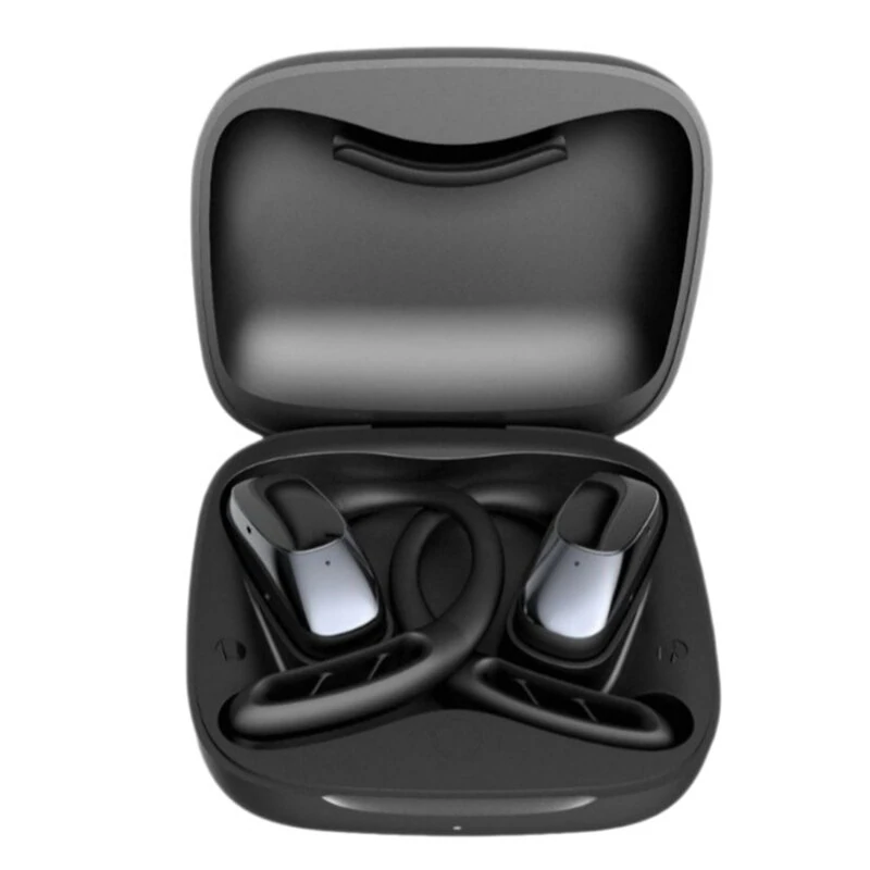 VIMAI V21 TWS Earbuds Open Ear bluetooth 5.4 Earphone Deep Bass HD Calls Directional Transmission 30H Playback Touch Control Earhooks On-ear Sports Headphones with Mic