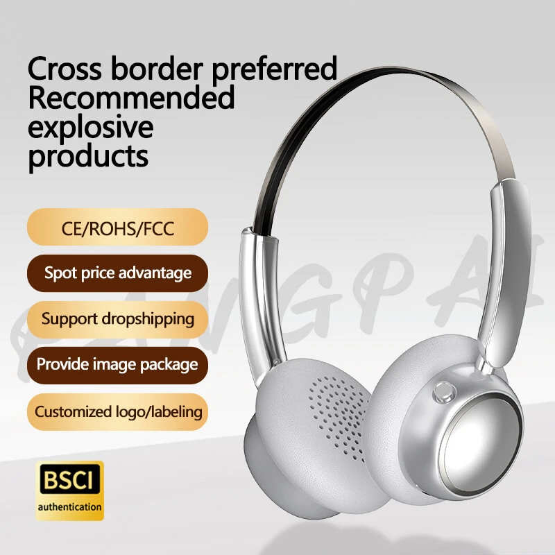 VJE11 Wireless Headset Portable bluetooth Headphone 40mm Dynamic Coil Unit Three-mode Breathable Earmuffs On-Ear Headphones — view 4