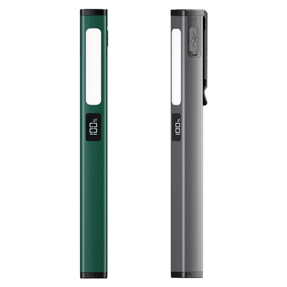 W08 Portable LED Medical Handy Pen Light 6 Modes Pocket Penlight Cordless Rechargeable Magnetic Work Lamp for Doctor Nurse Diagnosis Outdoor LED Flashlight Torch