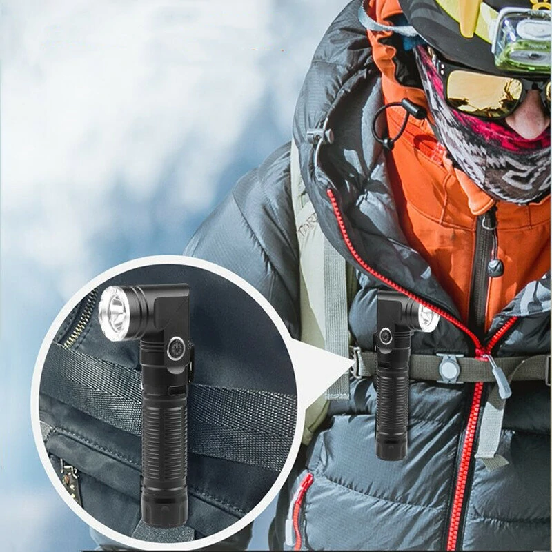 W373 XPG Super Bright LED Headlamp Type-C USB Rechargeable Portable Strong Outdoor Lighting Headlight L-shape Flashlight with Magnet — view 4