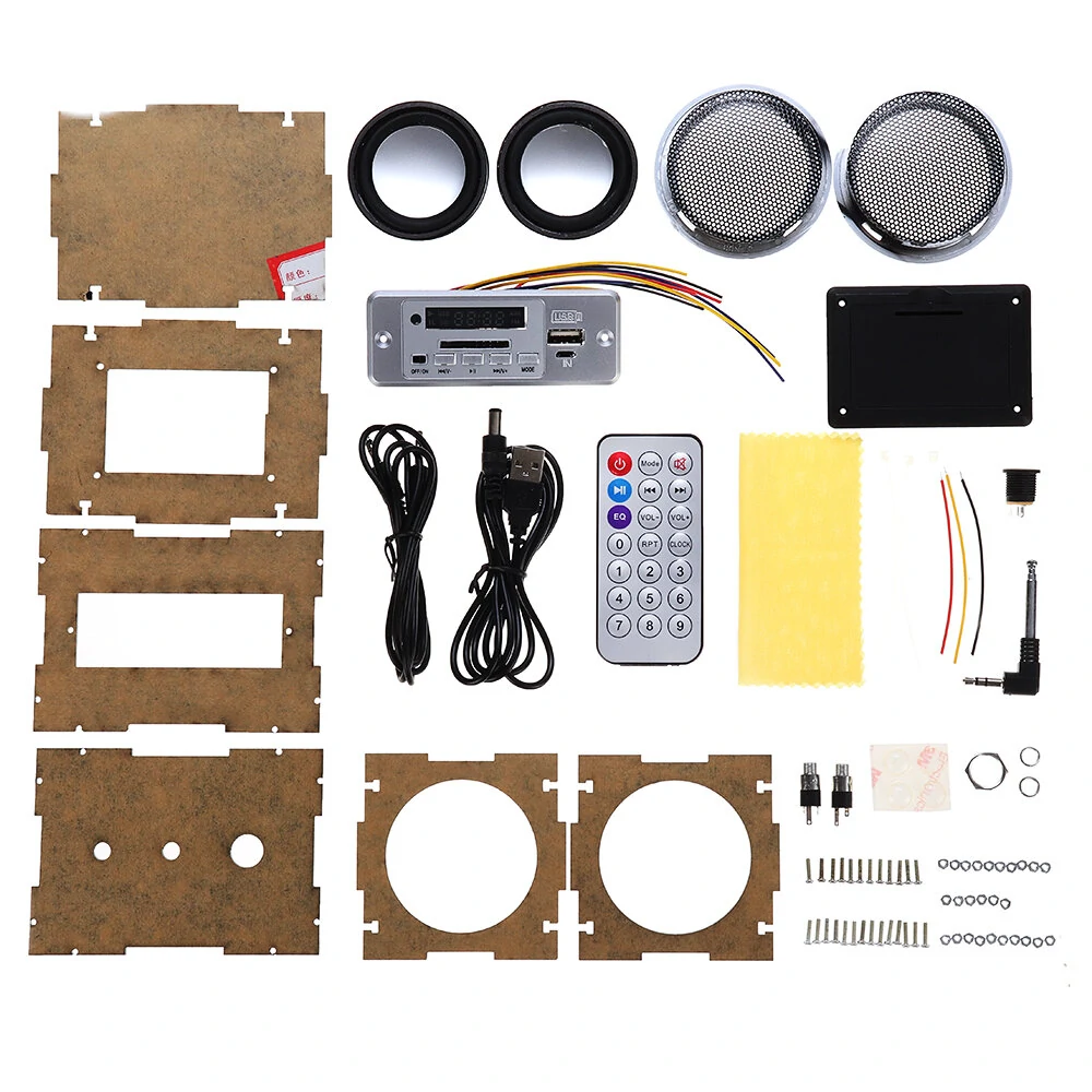 WangDaTao YD-BT001 DIY Multi-function Wireless bluetooth Audio Electronic Kit Radio Amplifier Audio Production Kit — view 2