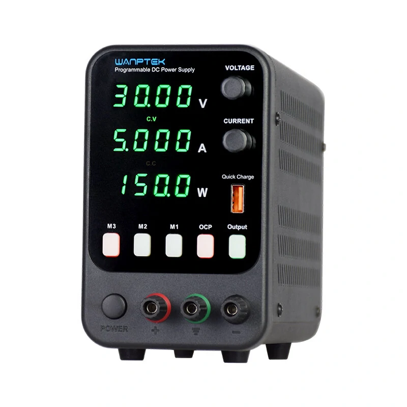WANPTEK APS305H APS605H APS1203H APS1602H APS3010H 30V-120V 2-10A Adjustable DC Power Supply 4 Digits LED Display Switching Regulated Power Supply — wanptek