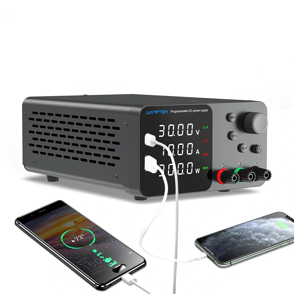 WANPTEK Lab Bench Power Supply 150W 300W 360W Laboratory Switching Power Supply Unit 30V 60V 120V 3A 5A 10A Adjustable Digital Source Voltage Stabilizer — wanptek