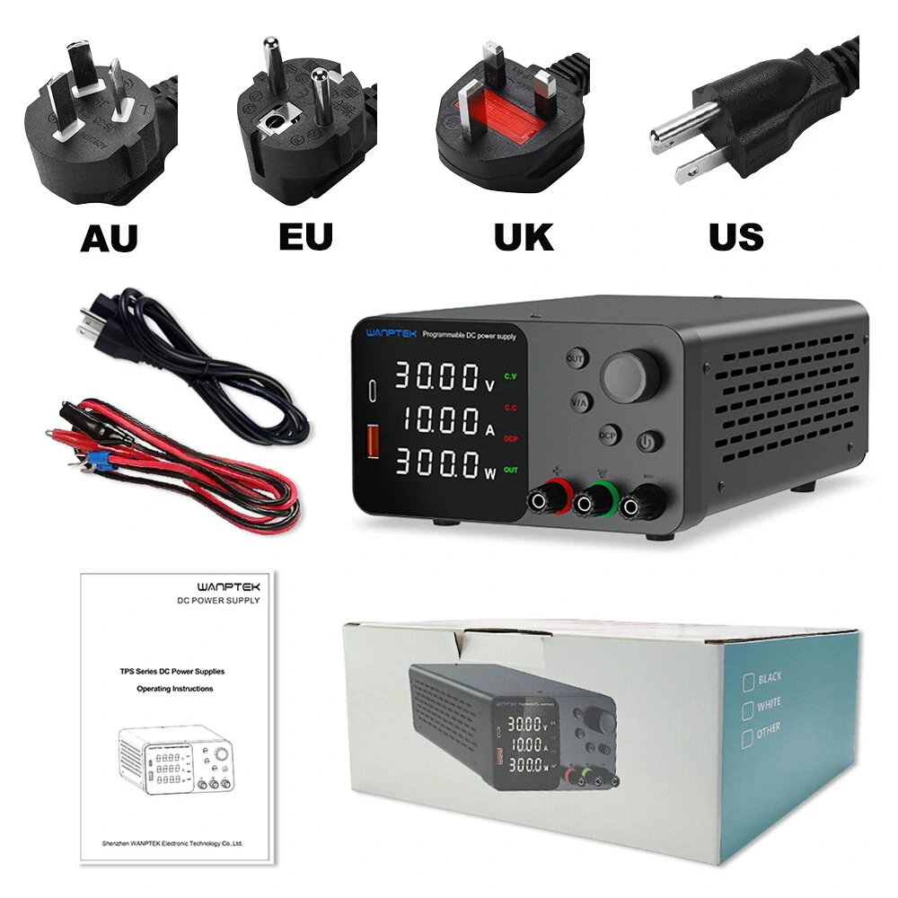 WANPTEK Lab Bench Power Supply 150W 300W 360W Laboratory Switching Power Supply Unit 30V 60V 120V 3A 5A 10A Adjustable Digital Source Voltage Stabilizer — view 10