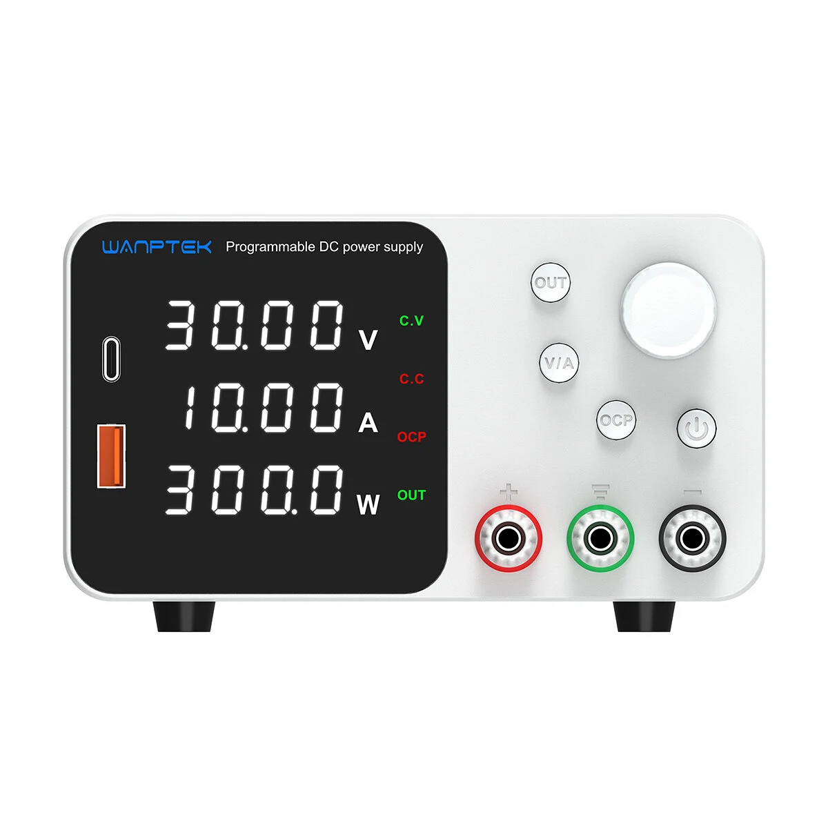 WANPTEK Lab Bench Power Supply 150W 300W 360W Laboratory Switching Power Supply Unit 30V 60V 120V 3A 5A 10A Adjustable Digital Source Voltage Stabilizer EU Plug = — wanptek