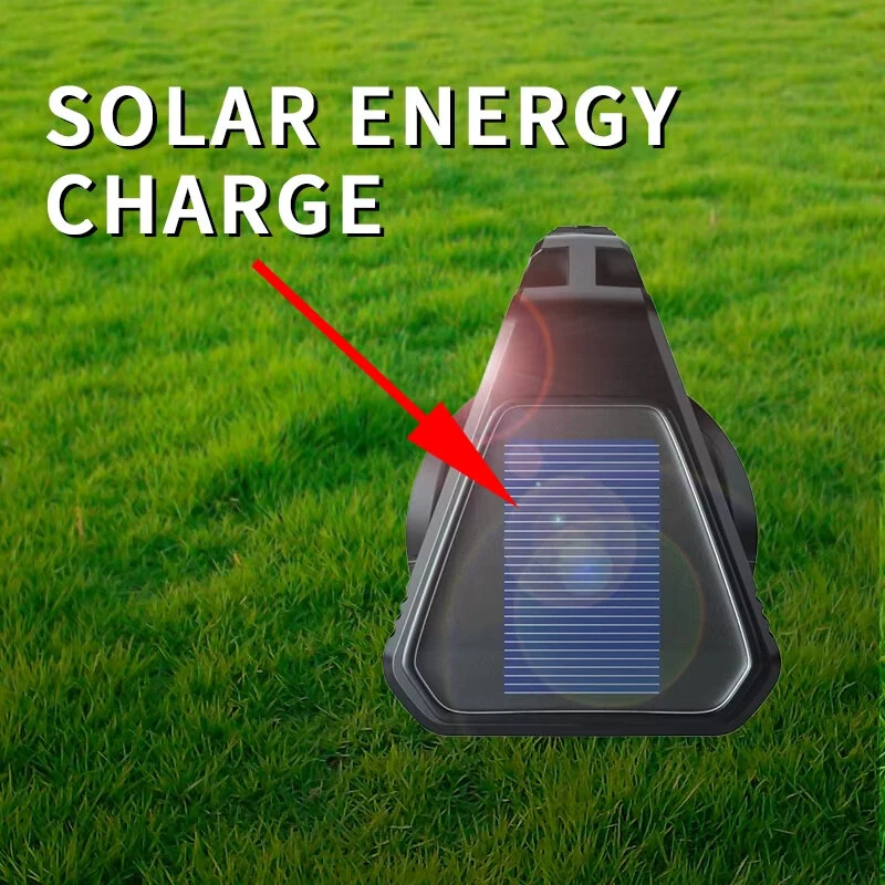WARSUN DA03 Solar Rechargeable Energy Camp Flashlights ABS Portable Waterproof Torch Work Light Outdoor Hiking Camping Searchlight — view 5