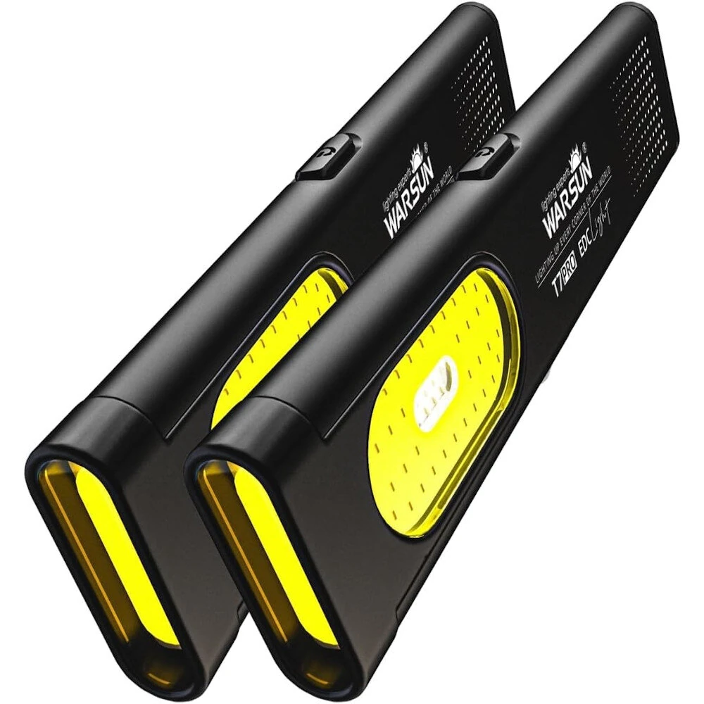 WARSUN T7 Pro 470LM Portable LED Flashlight With Ruler Outdoor Rechargeable Waterproof IP44 Magnetic Grip Multi-Function Work Light — WARSUN