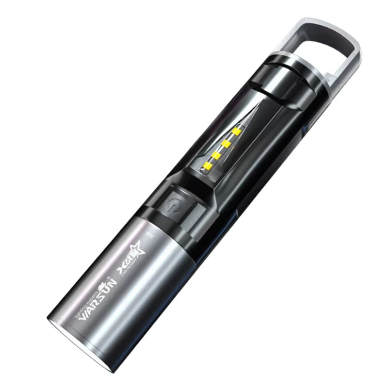 WARSUN W7000 500 Lumens Rechargeable LED Flashlight with COB Side Light 4 Lights Modes Type-C Charging Waterproof Torch for Camping Hiking Emergency — view 2