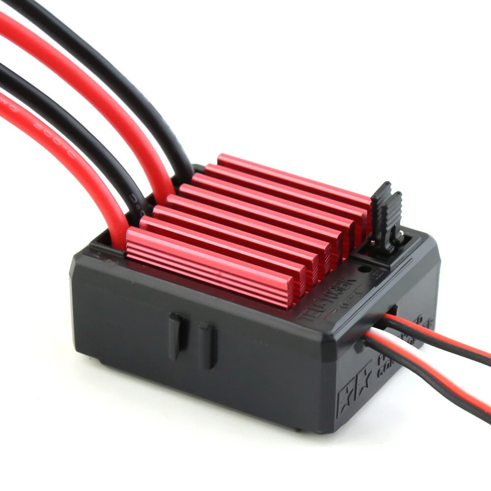 Waterproof Brushed ESC 60A/80A for 103BK 108BK RC Climbing Car and Boat Model ESC Tamiya Plug — view 7