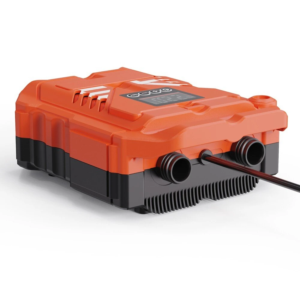 WaveRite 22PSI High Pressure Paddle Board Pump Portable 12V Car Electric Air Compressor Support Inflation/Deflation, 3 Working Modes Auto-Off Function with 7 Nozzles for Inflatable Boat Kayak Tent Pool Stand-up Paddle — view 4