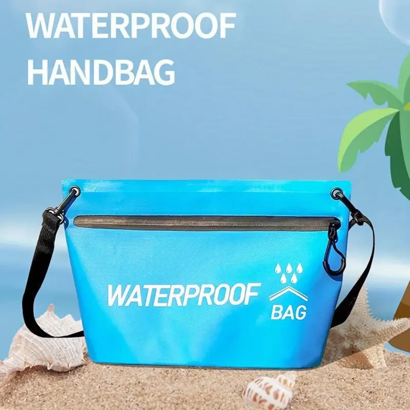 WaveRite Swimming Crossbody Bag Dry Bag Cosmetic Storage Handbag Pool Outdoor Waterproof Shoulder Portable Drifting Beach Flap Bag — view 8