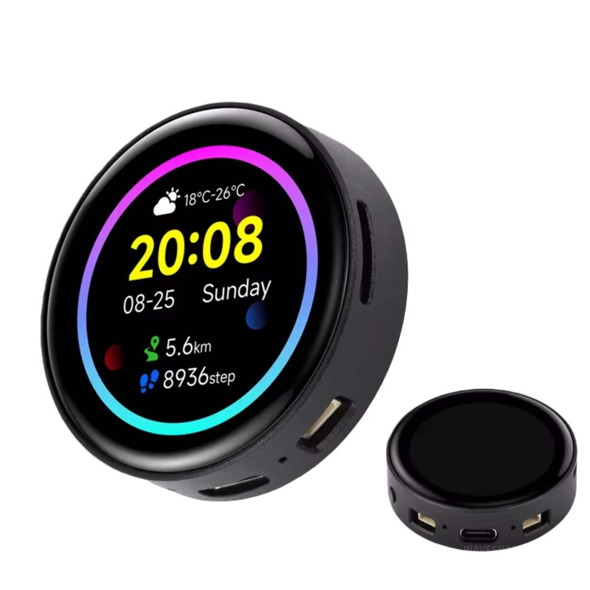 Waveshare ESP32-S3 1.43inch Touchscreen AMOLED Round Touch Display Development Board Support Wi-Fi Bluetooth — image 1