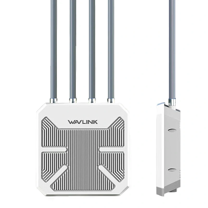 Wavlink AERIAL HD6 WiFi6 Outdoor Router AX1800 Long Range Weaterproof Wireless WIFI Extender/AP/Repeater Dual Band 2.4G&5Ghz Booster with 4 Antennas — view 2