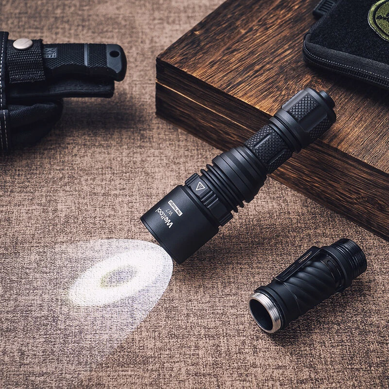 Weltool BB9 Flashlight Short Body 22500 Battery Compatible Lightweight Conversion Kit for Weltool W3Pro T8Plus W3Plus W7 — view 3