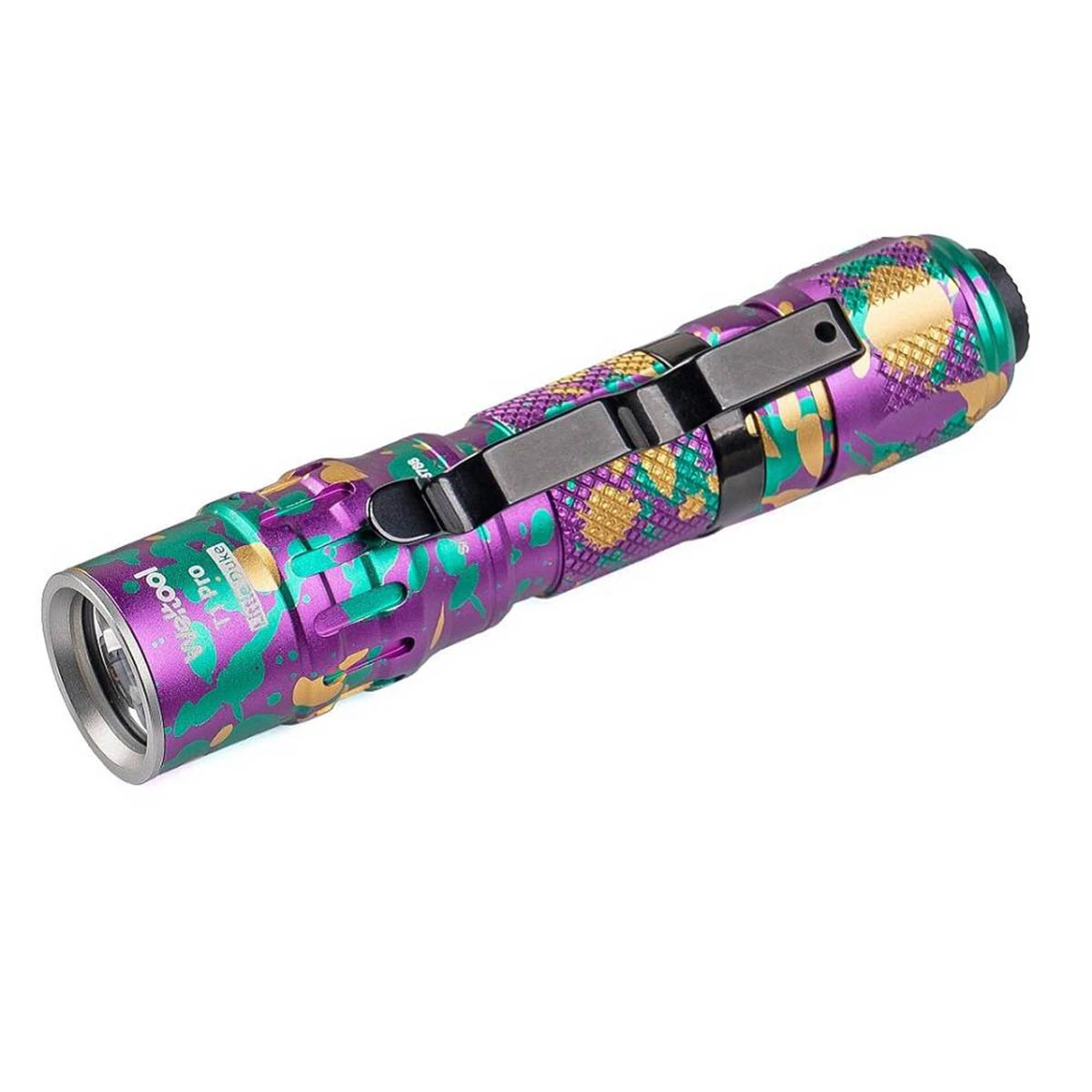 Weltool T1 Pro V2 550lm AA/14500 EDC Compact Flashlight with Battery Focus and Long Range Waterproof Mini LED Torch Camping Light — Weltool