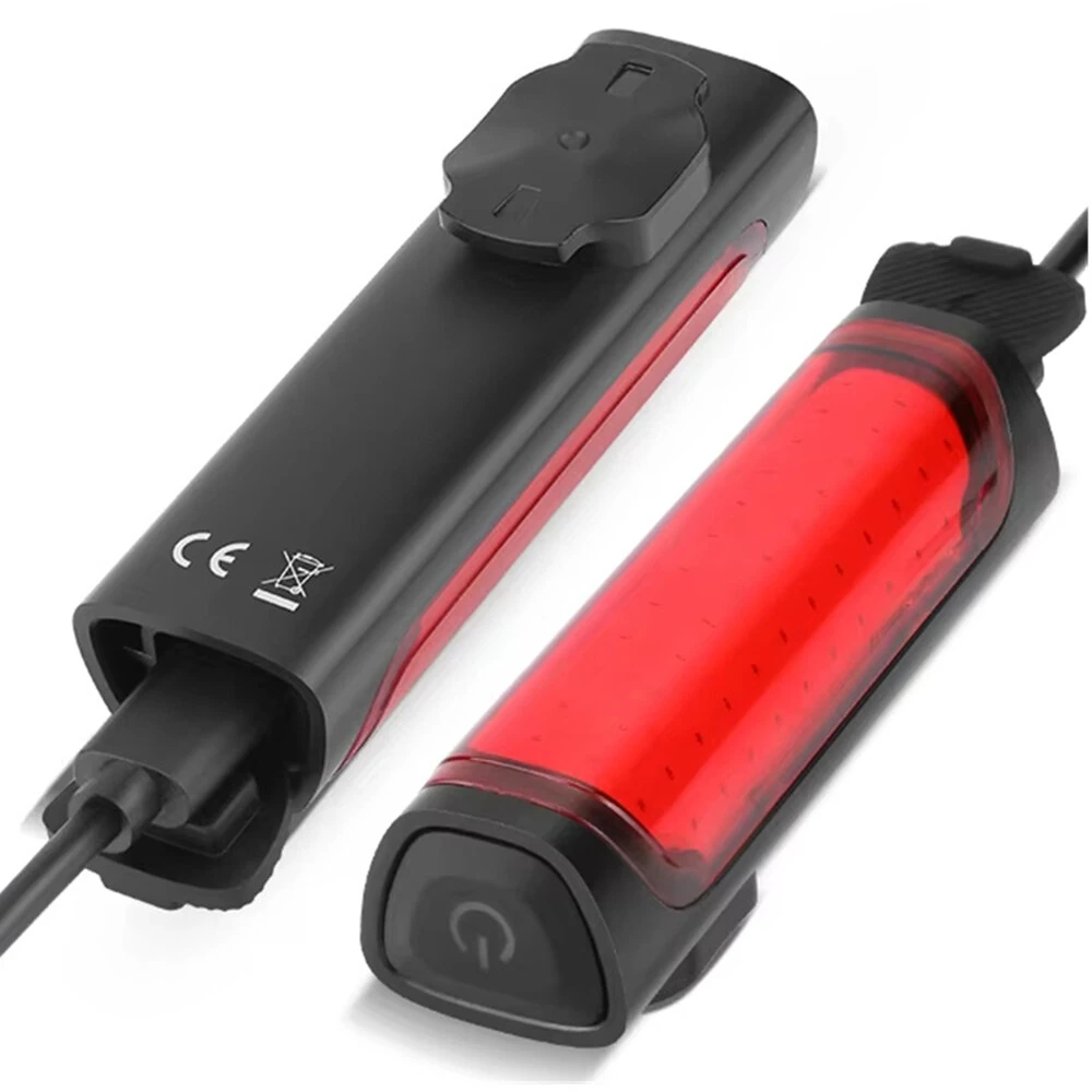 WEST BIKING 120LM Smart Brake Sensor Bicycle Taillight Lightweight IP65 Waterproof Type-C Charging 8 Modes Flash Bike Rear Light for MTB Night Cycling Safety