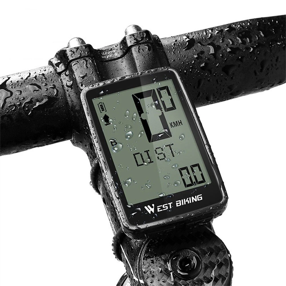 WEST BIKING 5 Languages Bike Computer 21 Functions Touch Screen USB Charging Waterproof Wireless Bicycle Speedometer Odometer for MTB Road Cycling — view 8