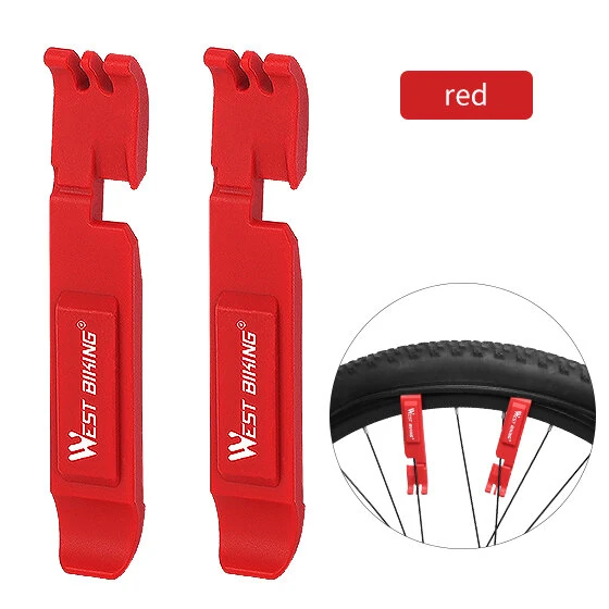 WEST BIKING Bicycle Chain Deflation Tire Pry Bar High Hardness Lightweight Multifunctional Bike Removal Repair Tool — view 11