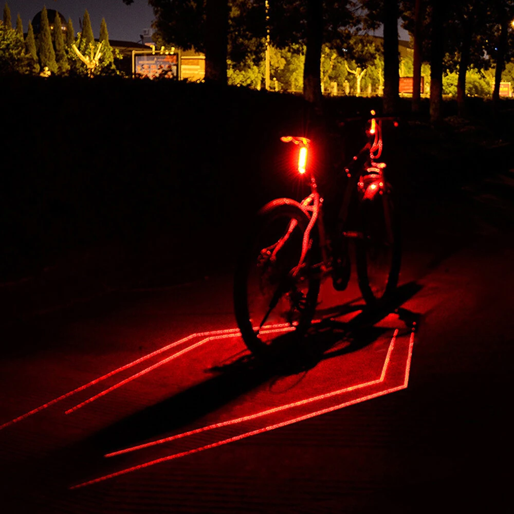 WEST BIKING Bicycle Laser Brake Sensing Taillight IPX5 Waterproof 450mAH USB Charging Bike Rear Light for Night Riding Safety — view 5