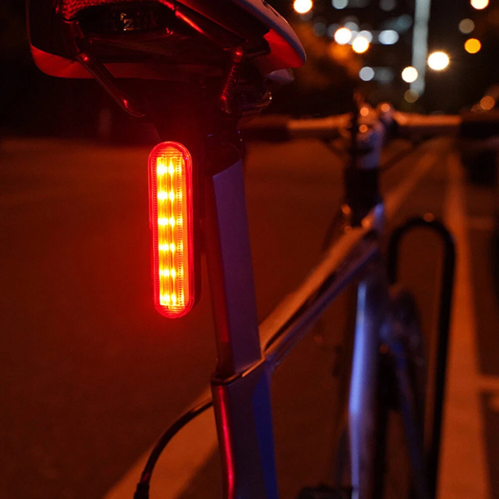 WEST BIKING Bicycle Laser Brake Sensing Taillight IPX5 Waterproof 450mAH USB Charging Bike Rear Light for Night Riding Safety — view 7