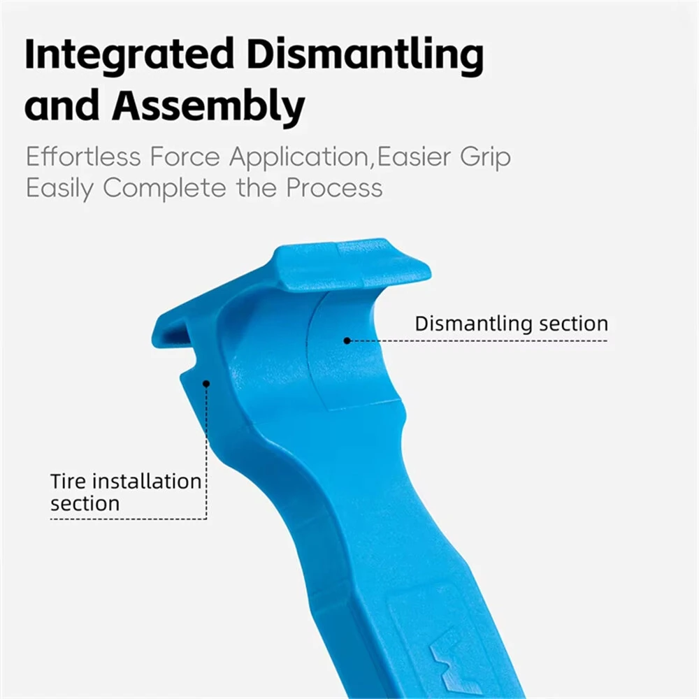 WEST BIKING Bicycle Tyre Lever Multifunction Tire Remover Tools Cycling Double-Head Repair Tire Lever MTB Road Bike Accessories — view 8