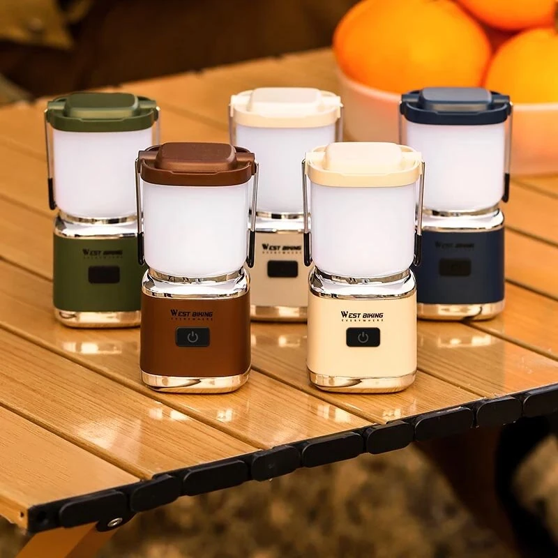 WEST BIKING Mini Portable Camping Light Type-C Rechargeable LED Lantern Waterproof Hanging Tent Mosquito Repellent Camping Lamps — view 8