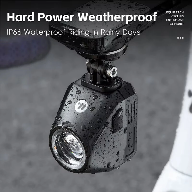 WEST BIKING Wireless Remote Bike Overhang Light 1600 Lumen Super Bright Lighting Cut-Offline Safe Design IP66 Waterproof Type-C Hanging Bicycle Headlight Flashlight — view 7