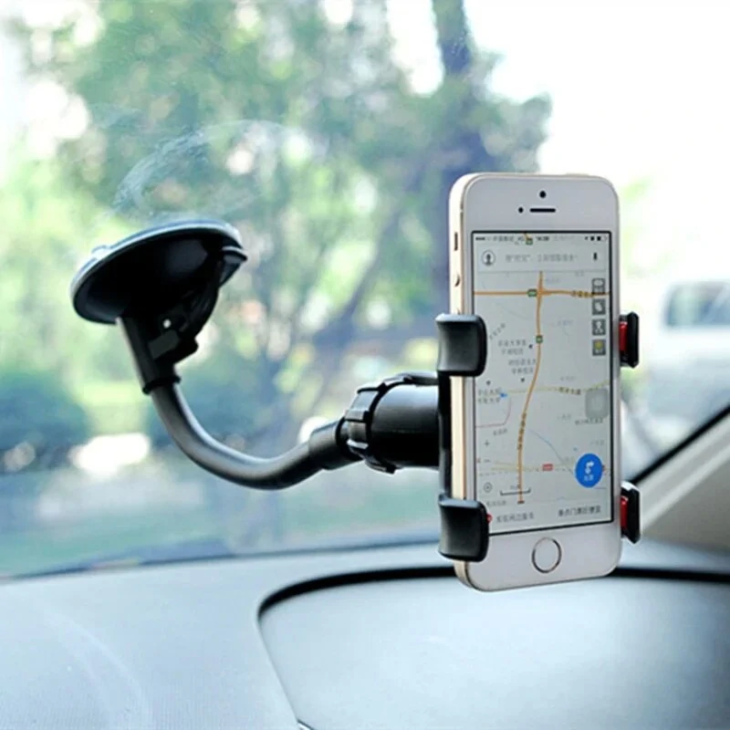 Windshield Car Mobile Phone Holder Splint Suction Cup Lazy Hose Bracket In Car Phone Holder Cell Phone Accessories Phone Stand Holder — view 2