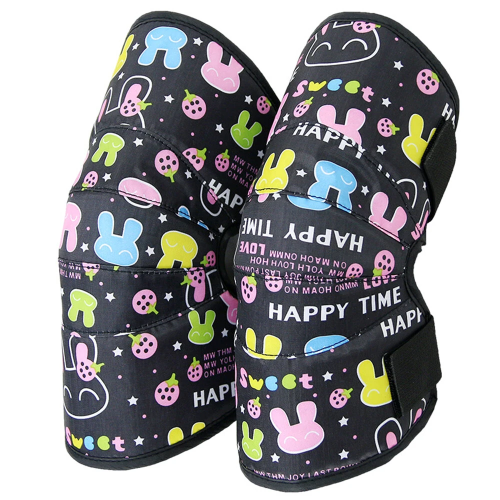 Winter Kids Knee Warmer Adjustable Design Waterproof Windproof Outdoor Accessories Fleece Lining Children's Warm Knees Pads — view 2
