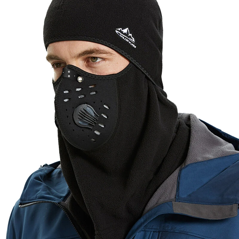 Winter Ski Mask Cycling Cap Fleece Thermal Keep Warm Windproof Cycling Face Mask Balaclava Skiing Fishing Skating Hat Headwear — view 3
