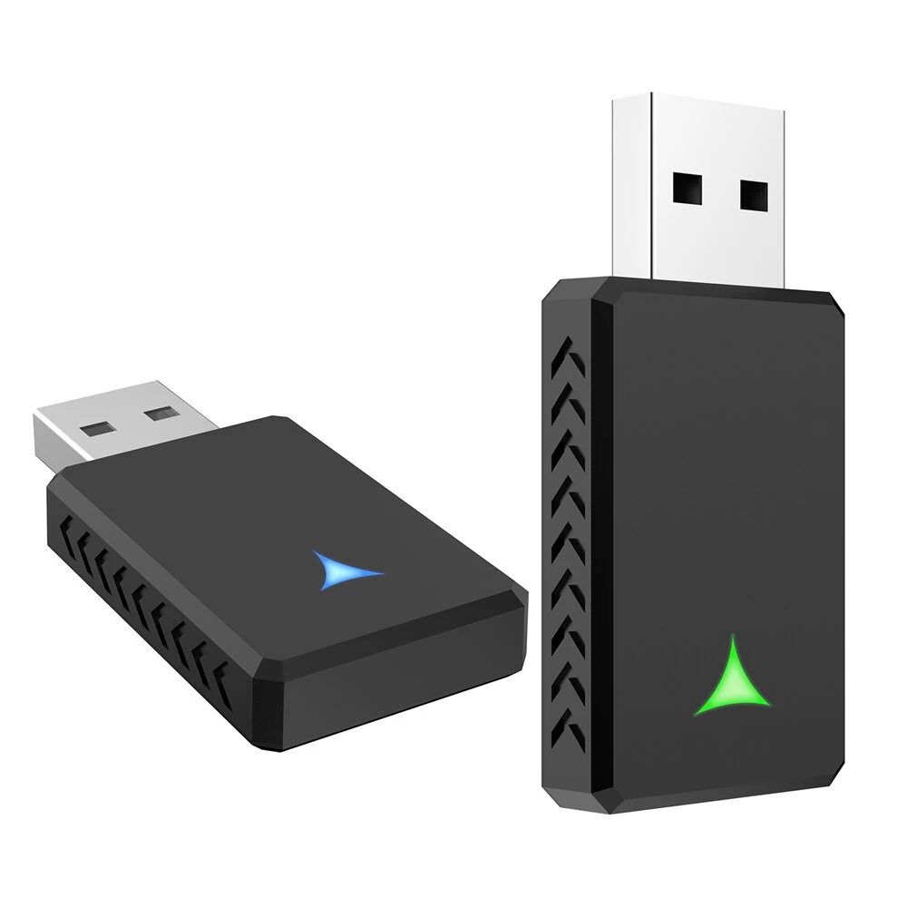 Wired to Wireless CarPlay 2 in 1 Mini Android Auto Adapter Smart Box Plug and Play Converter Automatic Connection OTA Update Universal — view 2