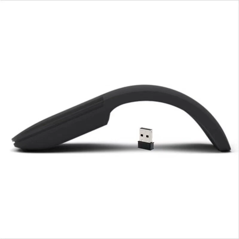 Wireless bluetooth 4.0 Foldable Mouse Ergonomic Arc Touch Computer Mouse Silent Folding PC Mice — view 3