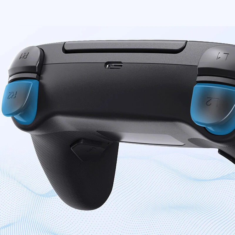 Wireless bluetooth Gamepad with Sensitive Touch Screen Dual Hall Joysticks & Hall Triggers 1000mAh Battery Support 3.5mm Headphone with RGB Light Game Controller — view 6