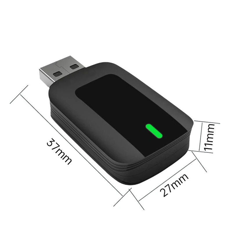Wireless CarPlay Adapter for iPhone Convert Wired to Wireless Apple CarPlay Adapter Mini Size Auto-Reconnect Stable Control & No Delay — view 4