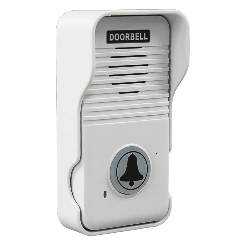 Wireless Intercom Doorbell System Long Range Two-Way Communication Rechargeable Battery Adjustable Volume Weather Resistant Easy Installation for Home Hospital Elderly Care CN Plug — view 4